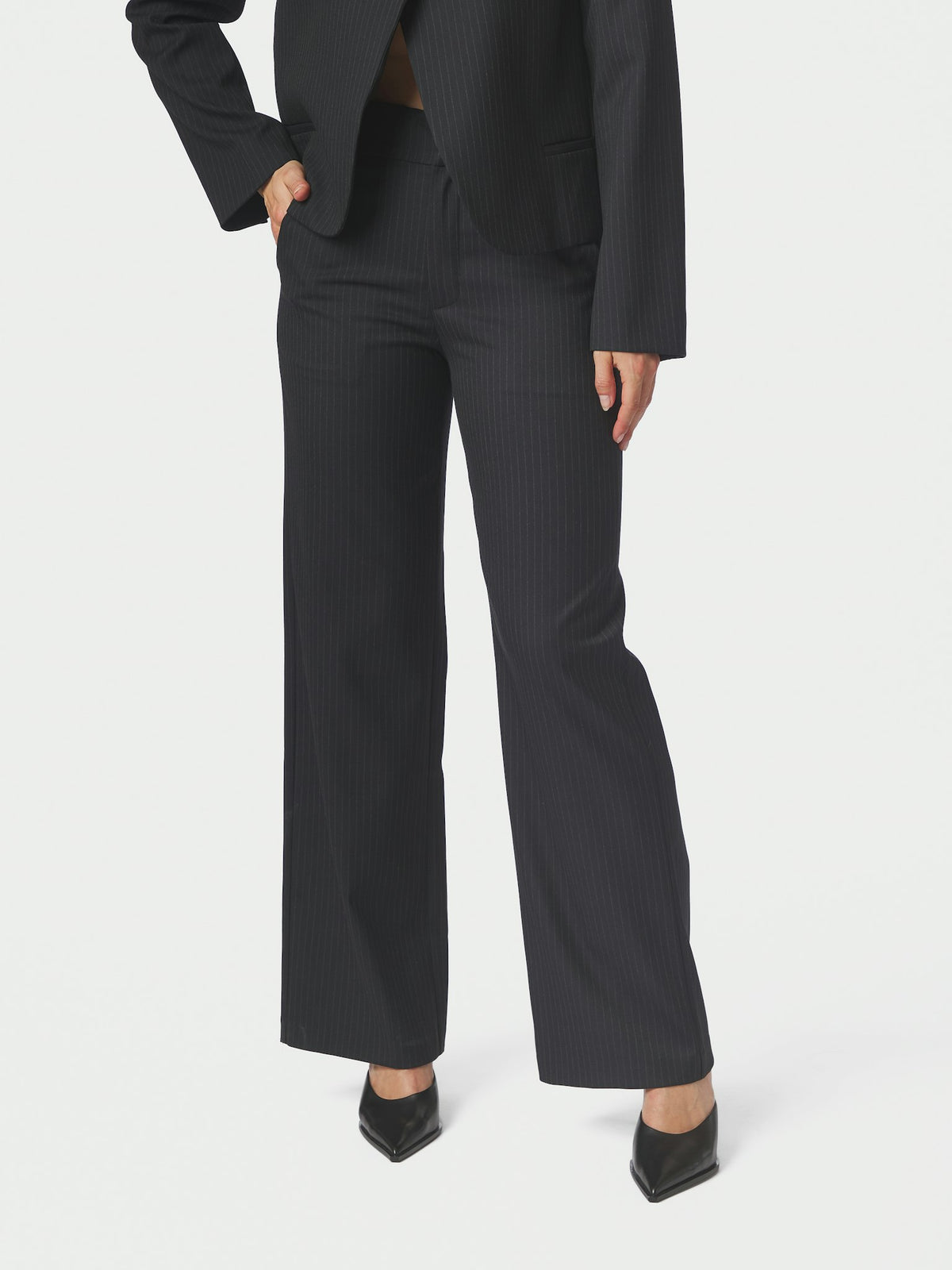 Neo Noir - Pants - Dark Navy - Nathalie