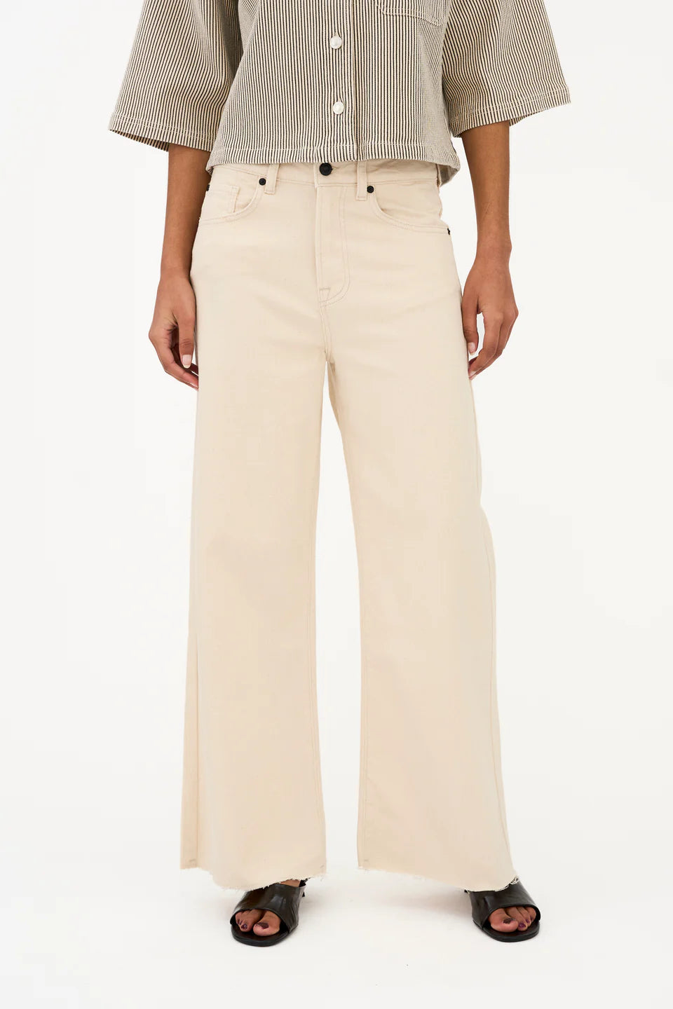 Medina Wide Cropped Jeans