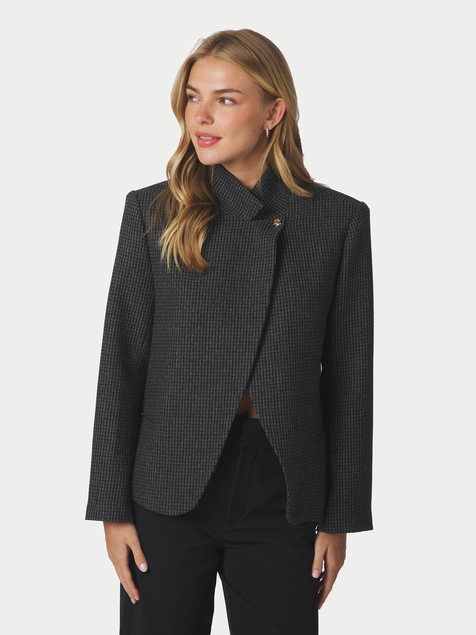 Neo Noir - Jacket - Dark Grey - Paria Check Blazer