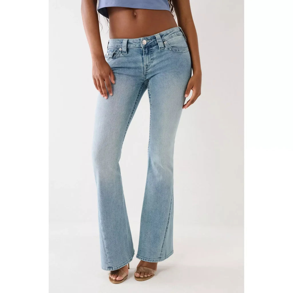 Joey Low Rise Flare Jeans Peak Spot