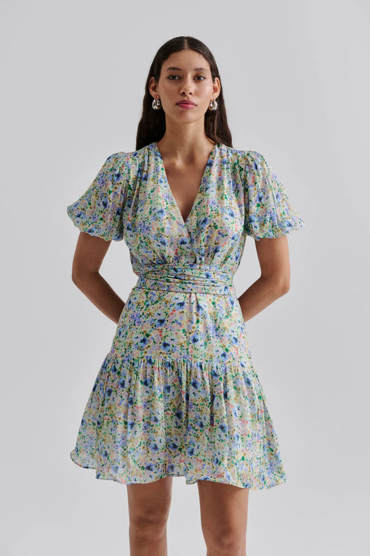 Lone V-neck Mini Dress
