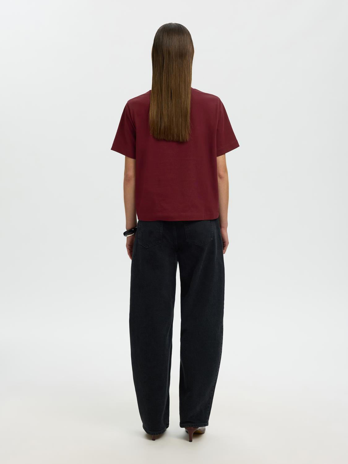 Selected Women - T-shirt - Delicioso - Slwessential Ss Boxy Tee Noos