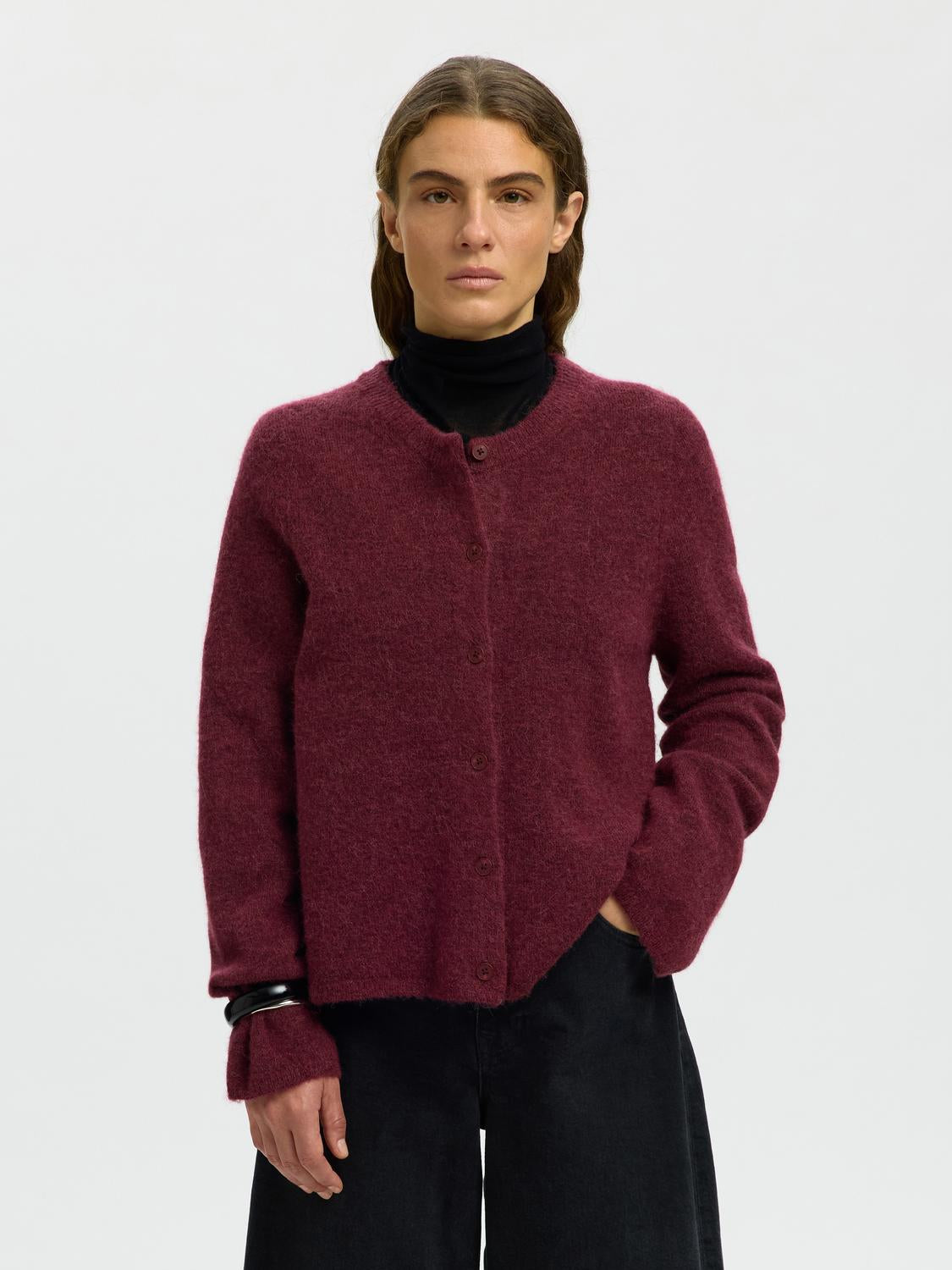 Selected Women Lulu Cardigan New Ls Knit