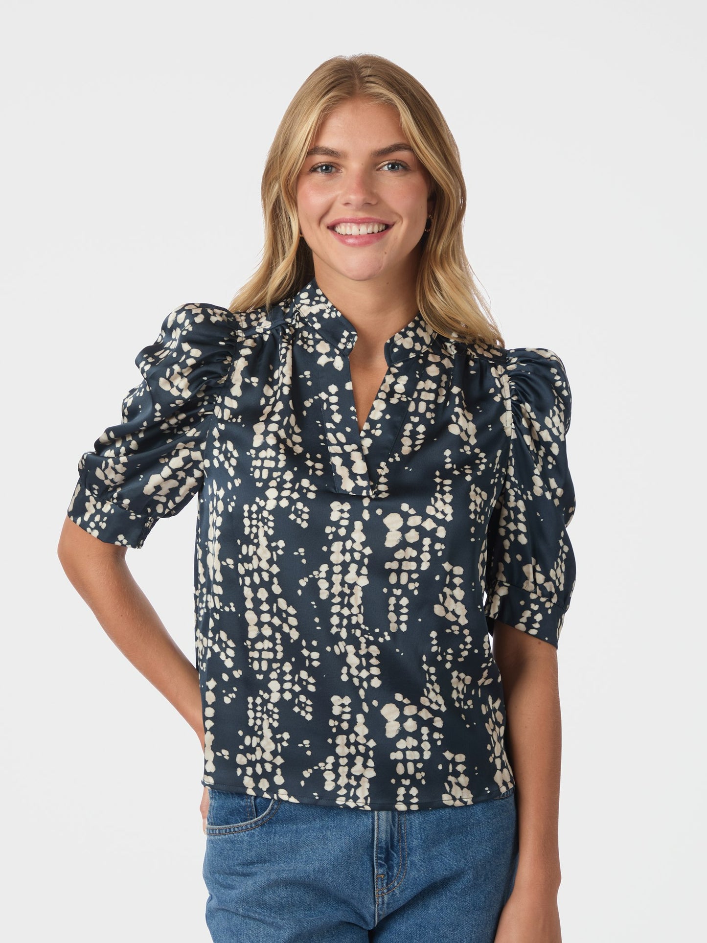 Neo Noir - Bluse - Navy - Roella