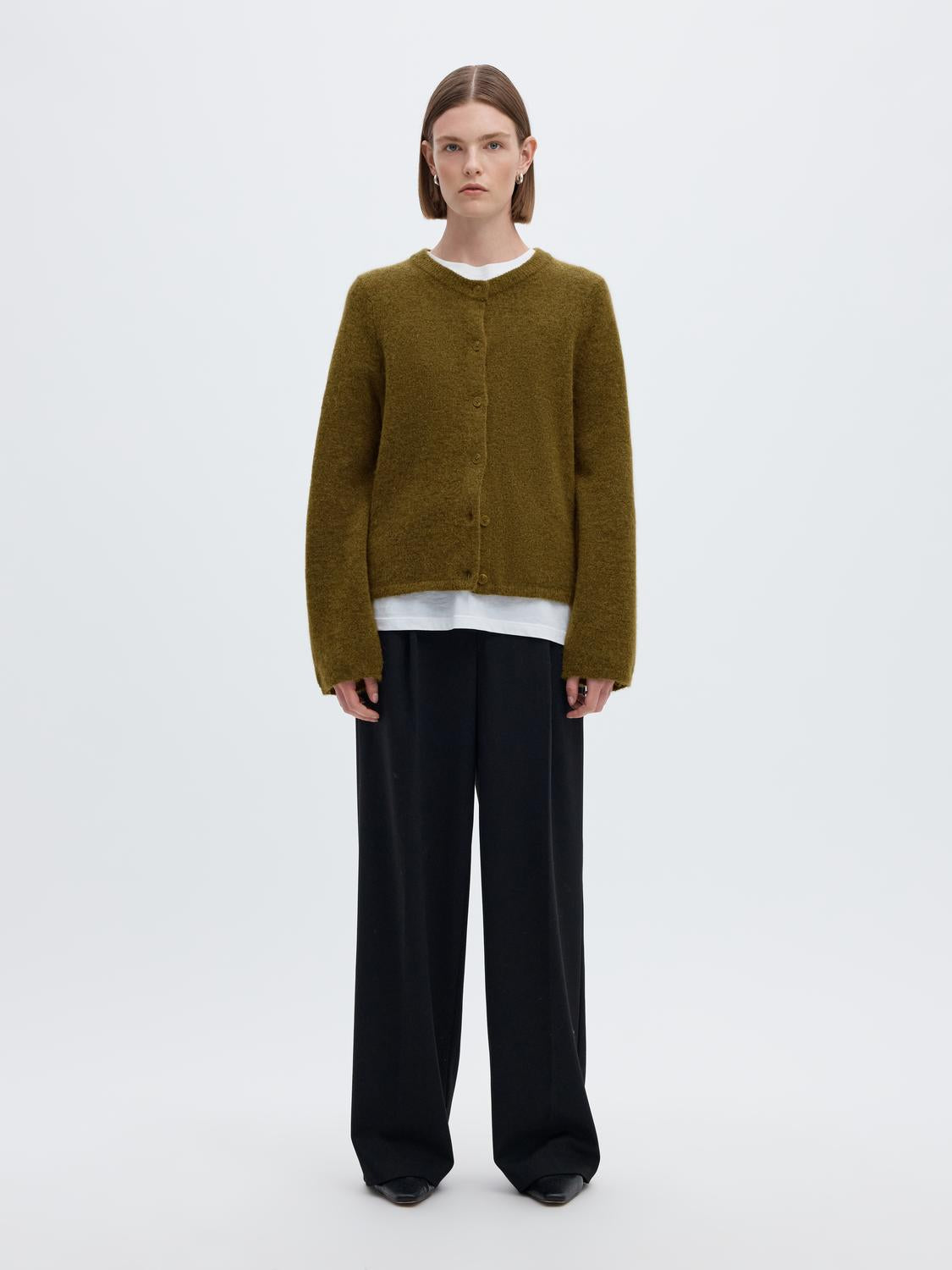 Selected Women Lulu Cardigan New Ls Knit