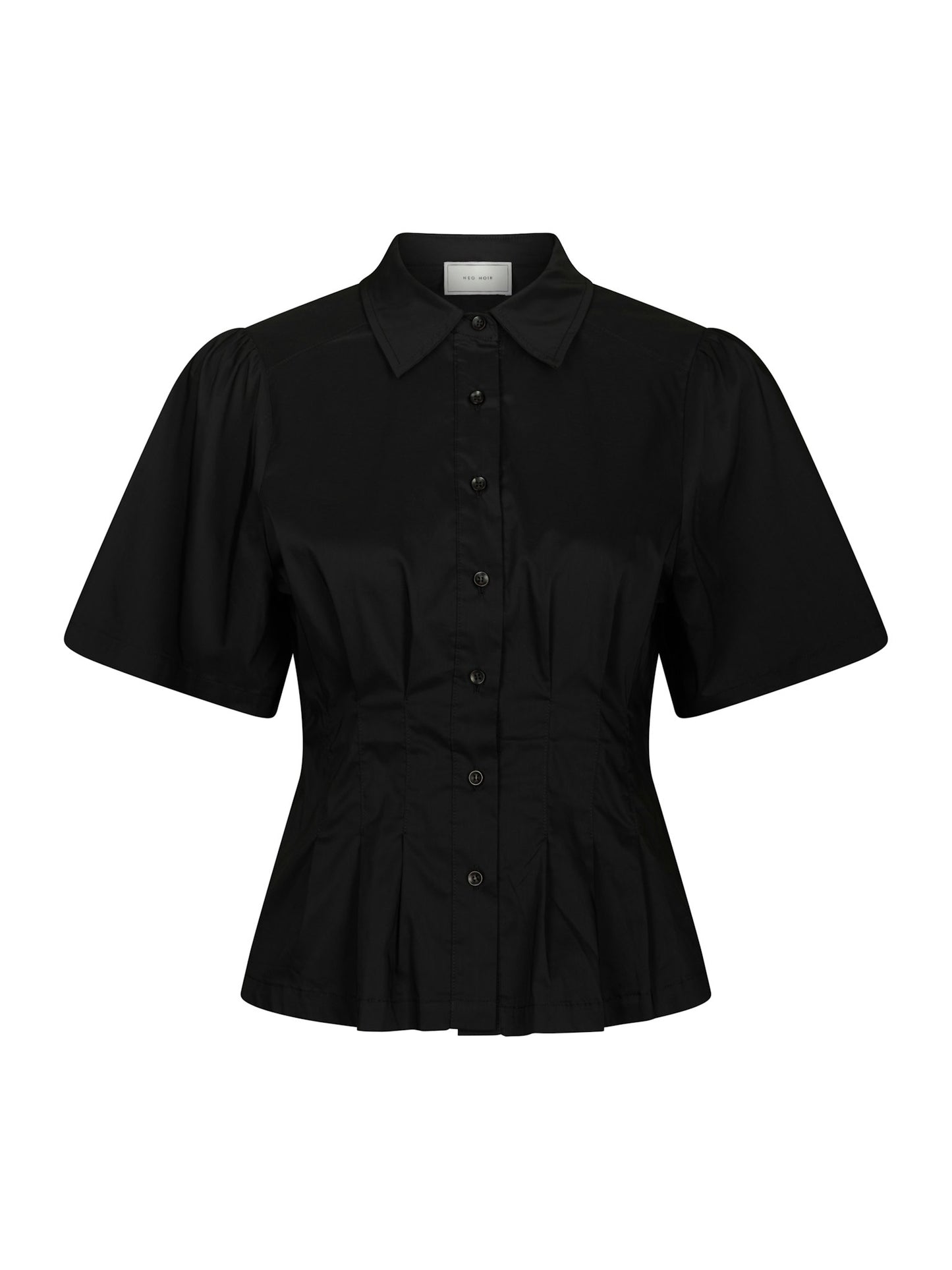 Neo Noir - Skjorte - Black - Balara Poplin