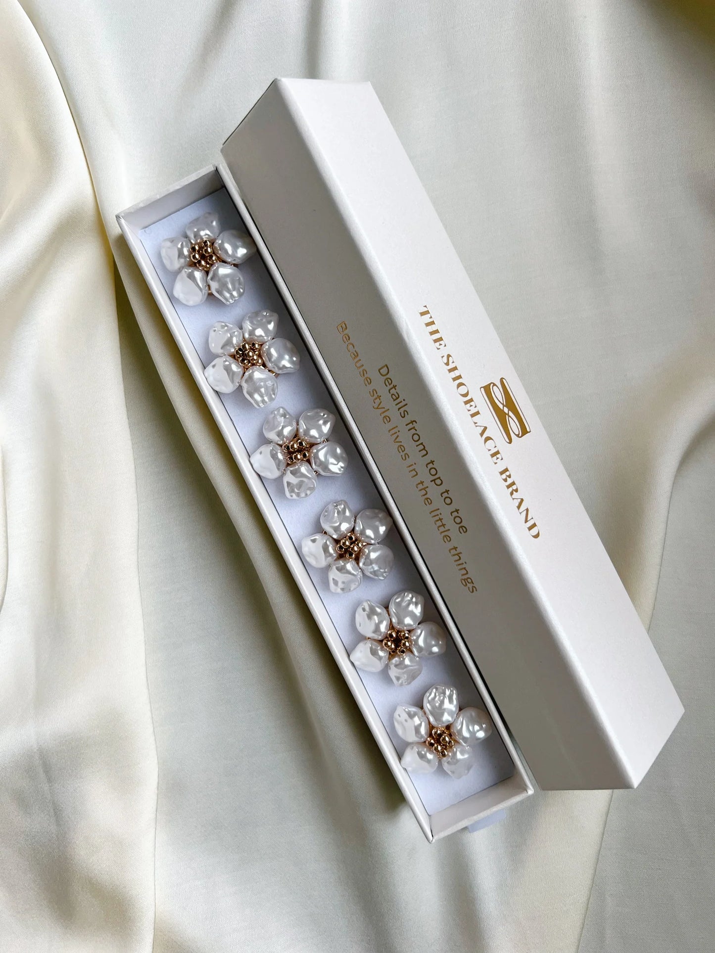 Wilma Knappcharms - Pearl Bloom Gold