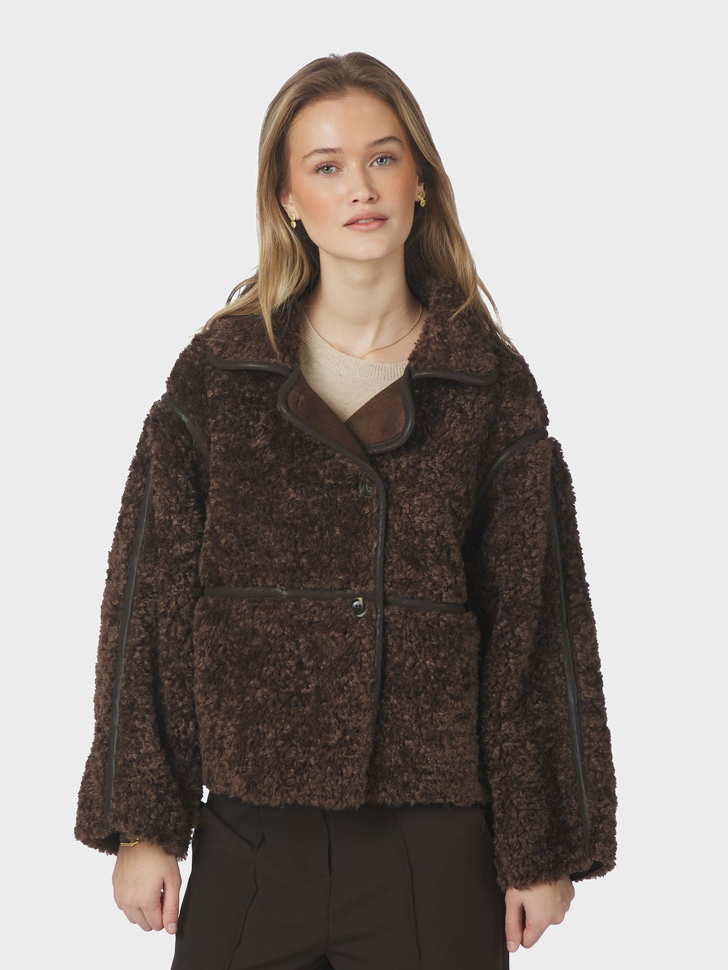 Neo Noir - Jakke - Dark Brown - Castor