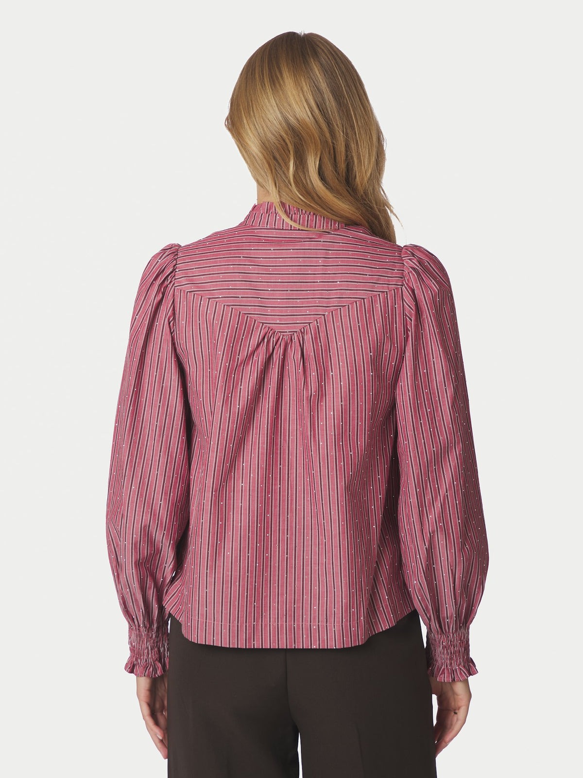Neo Noir - Blouse - Dark Rose - Astrida
