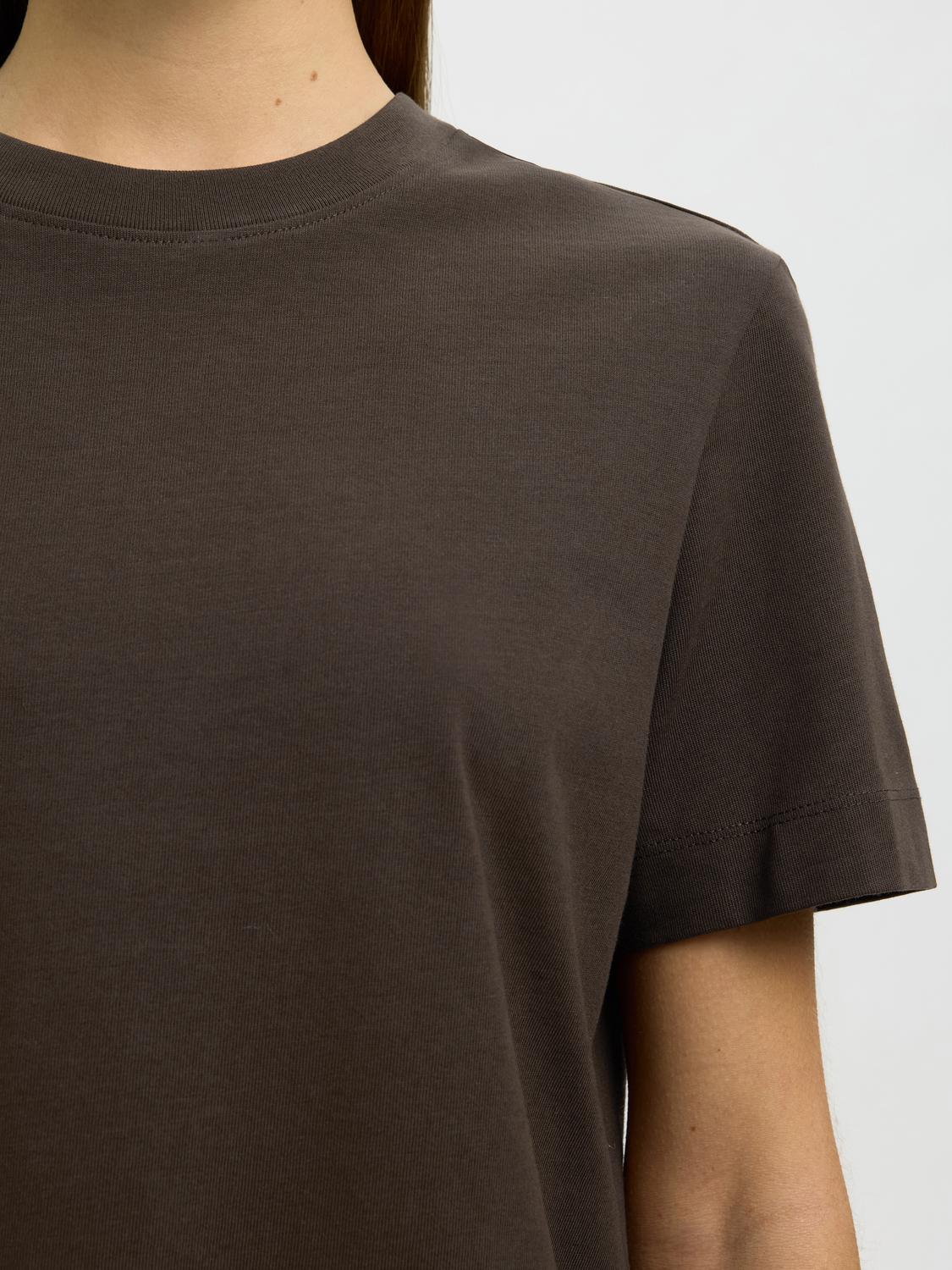 Selected Women - T-shirt - Delicioso - Slwessential Ss Boxy Tee Noos