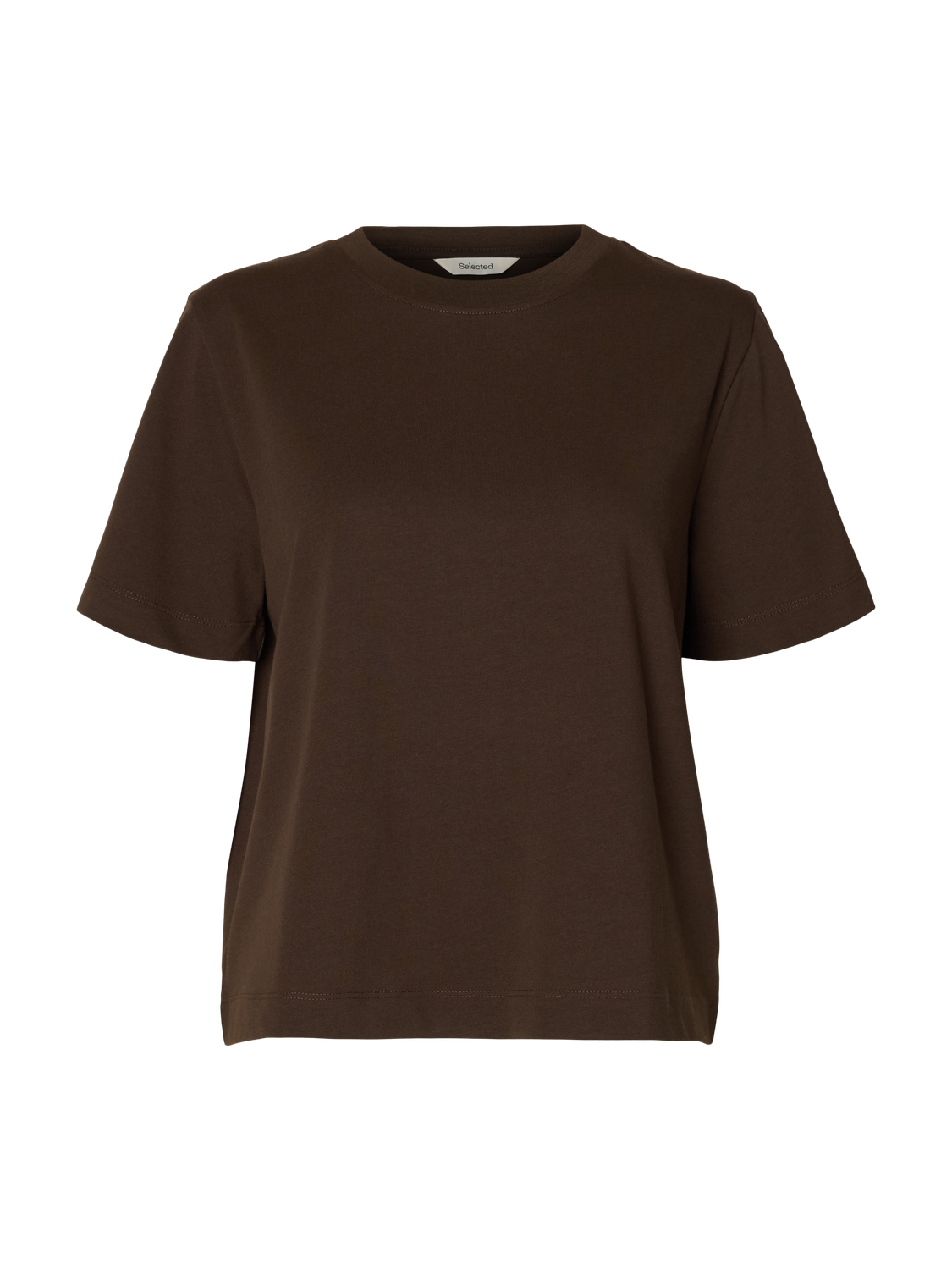 Selected Women - T-shirt - Delicioso - Slwessential Ss Boxy Tee Noos