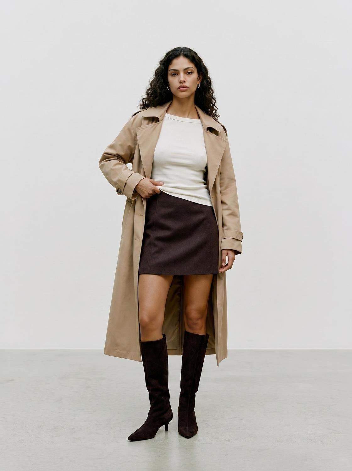 Vero Moda Nederdel Chocolate torte Fortune Allison