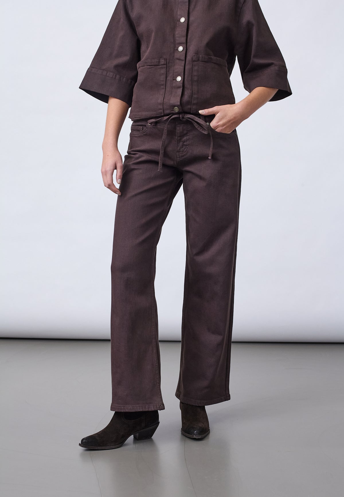 Sisters Point - Jeans - D. Chocolate - Onea