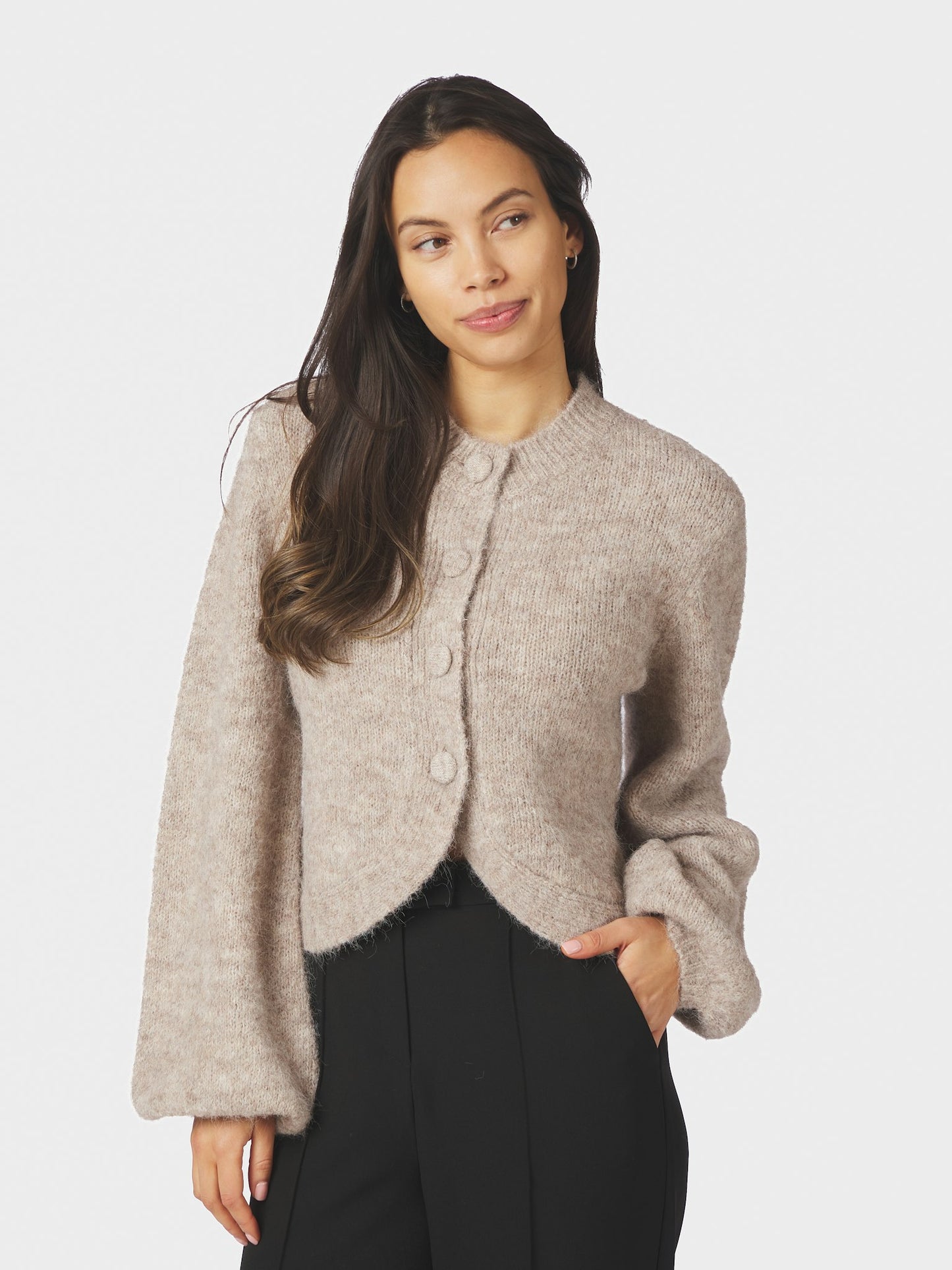 Neo Noir - Knit - Beige Melange - Gio