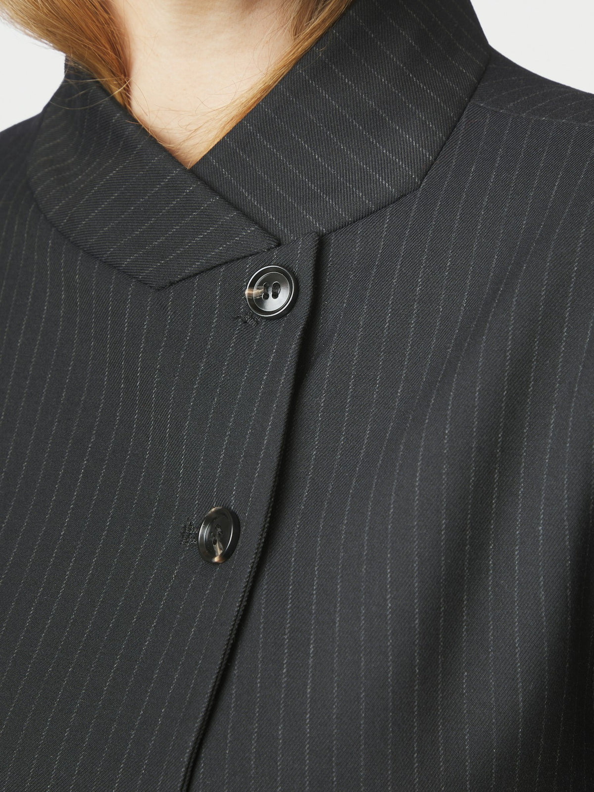 Neo Noir - Jacket - Dark Navy - Tiria Slim Pinstripe Blazer