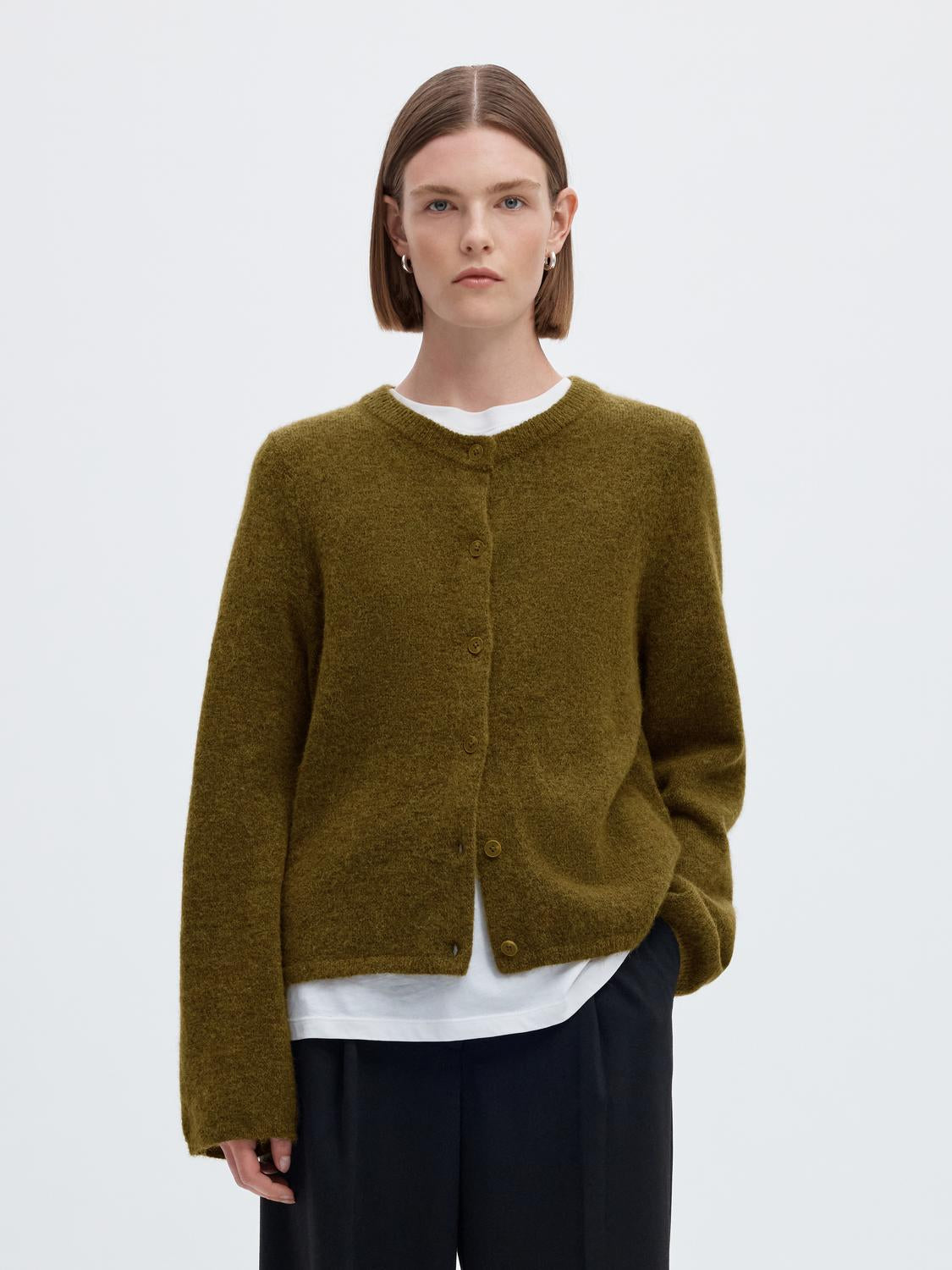 Selected Women Lulu Cardigan New Ls Knit