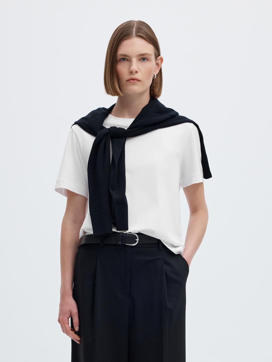 Selected Women - T-shirt - Delicioso - Slwessential Ss Boxy Tee Noos