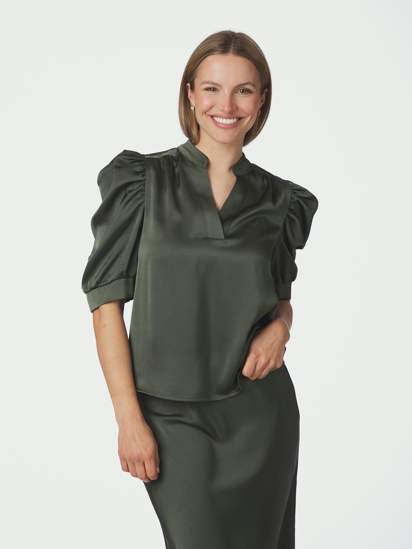 Neo Noir - Bluse - Deep Green - Roella
