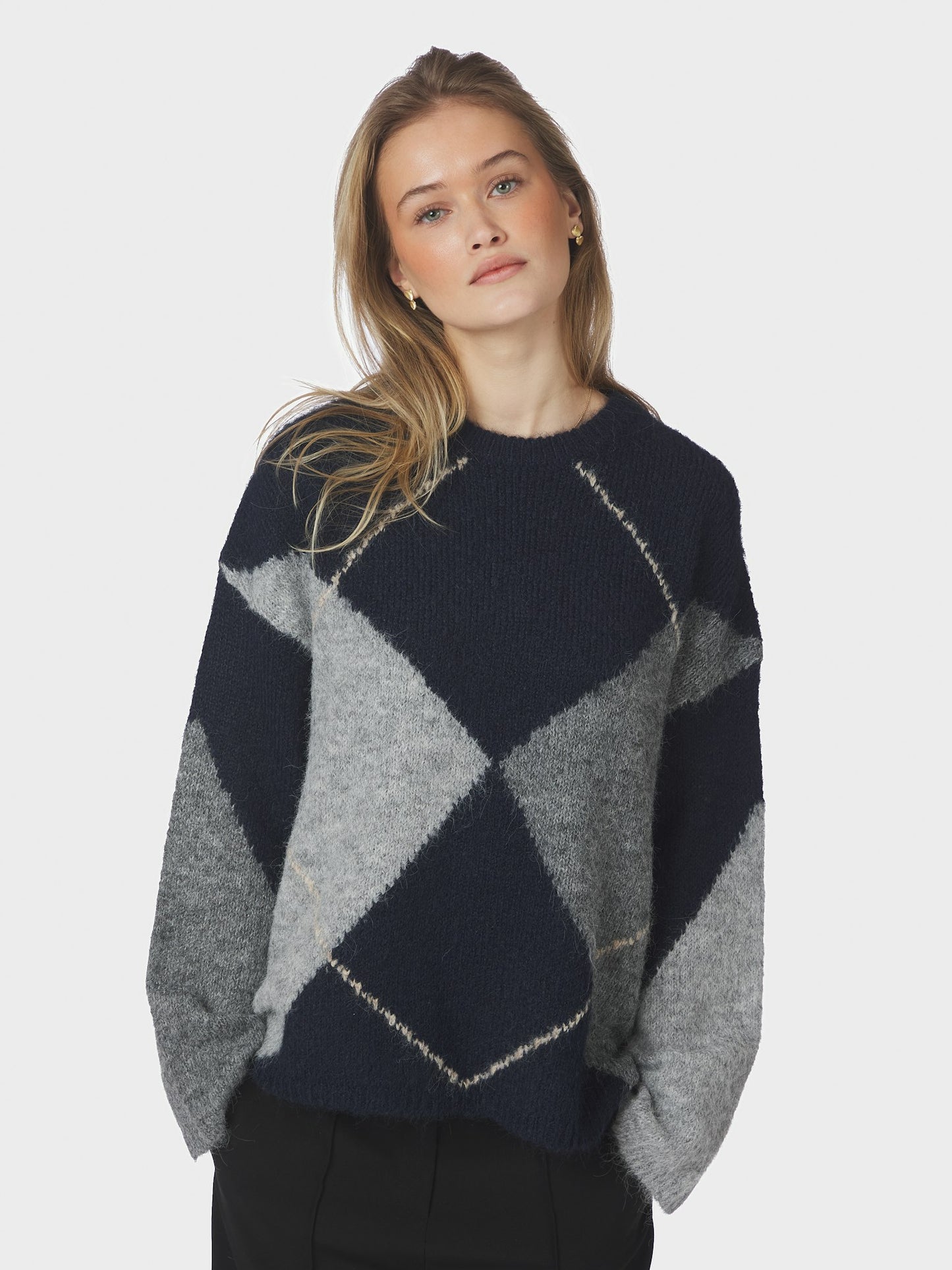 Neo Noir - Blouse - Navy - Inga