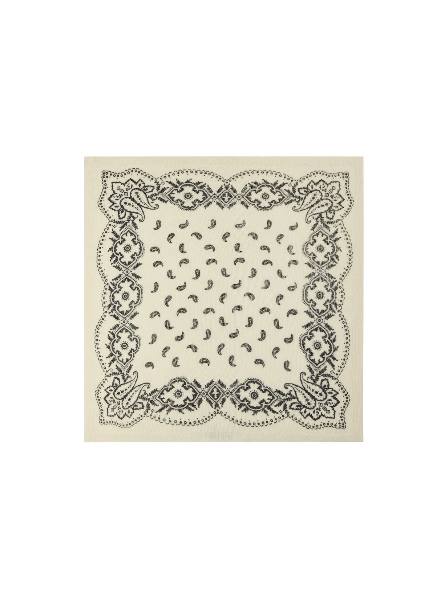 Neo Noir - Scarf - Off White - Adelina Paisley