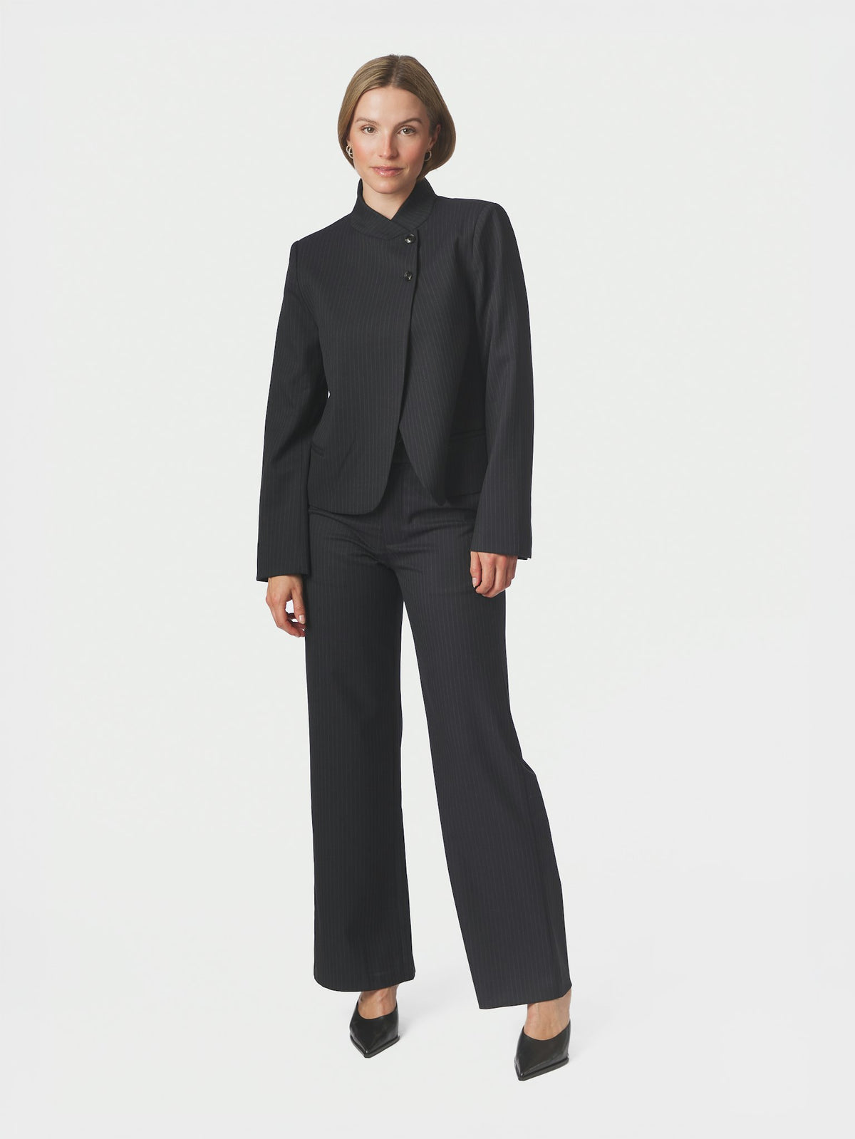Neo Noir - Pants - Dark Navy - Nathalie