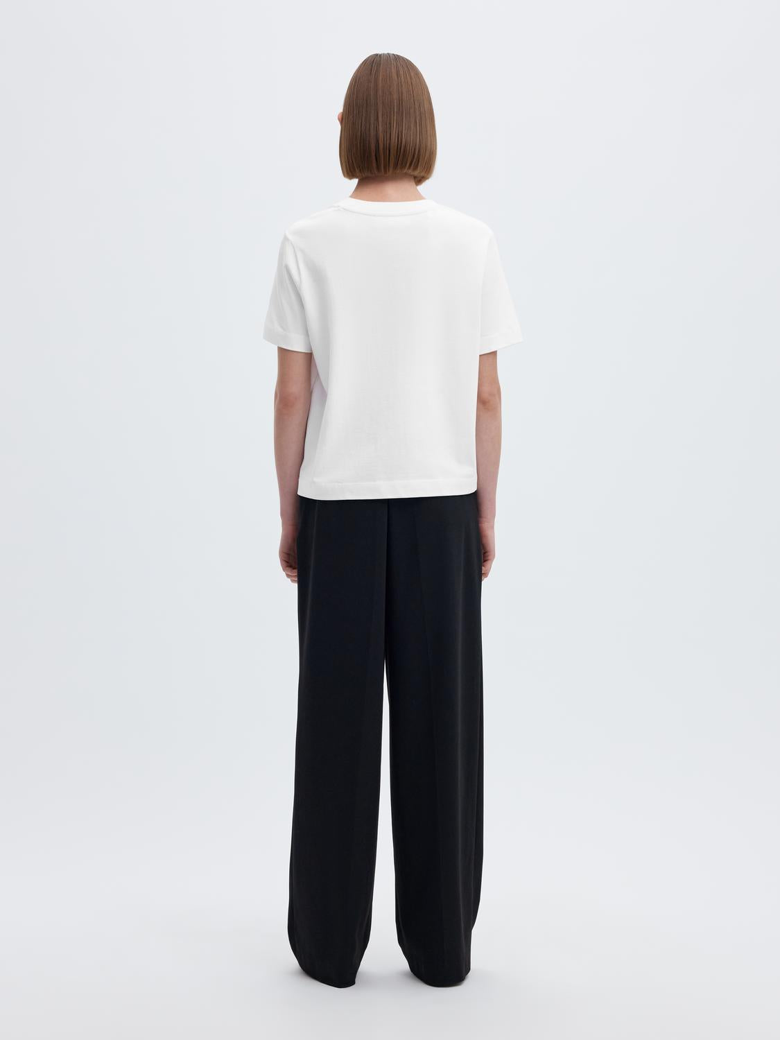 Selected Women - T-shirt - Delicioso - Slwessential Ss Boxy Tee Noos