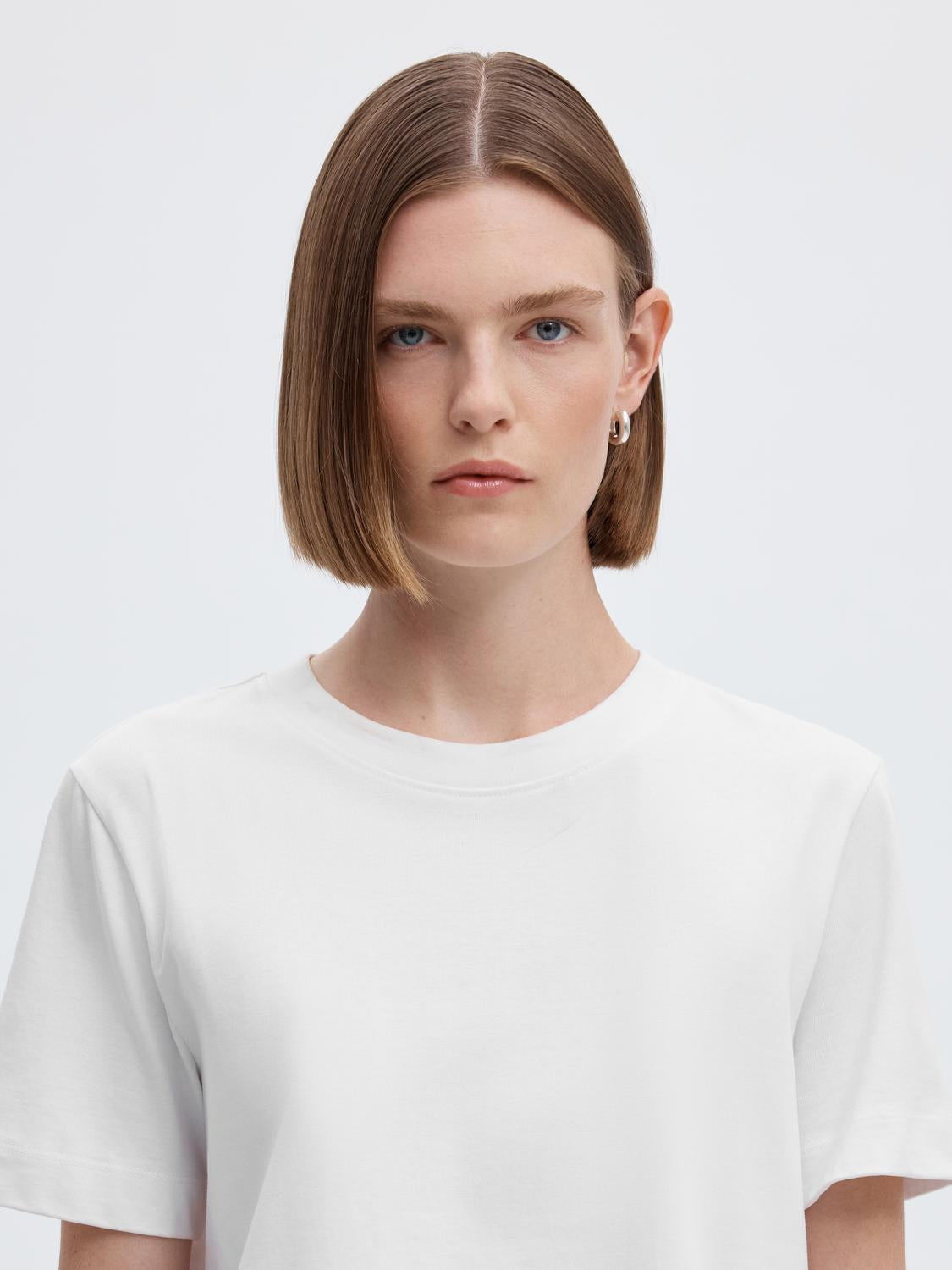 Selected Women - T-shirt - Delicioso - Slwessential Ss Boxy Tee Noos