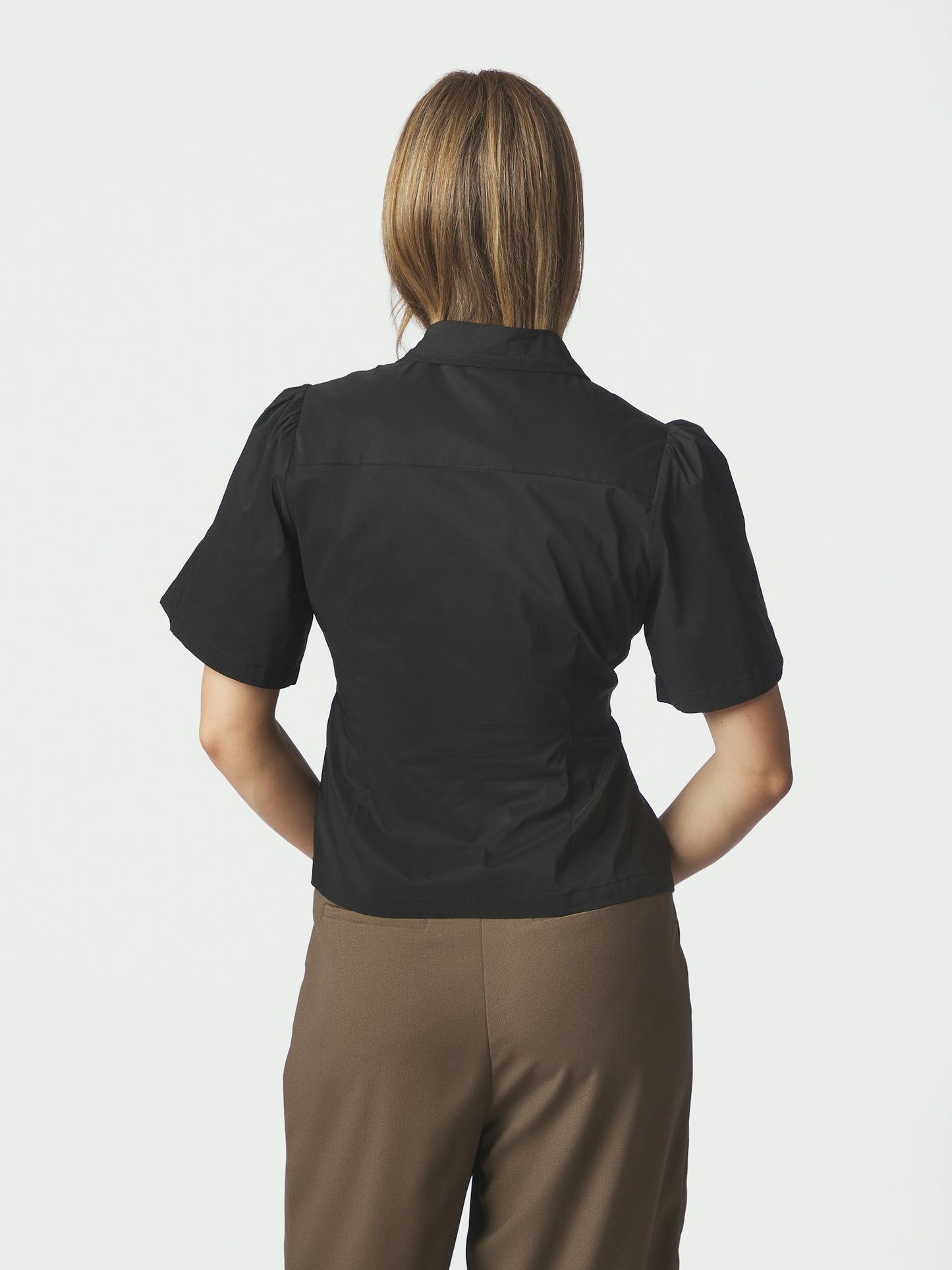 Neo Noir - Skjorte - Black - Balara Poplin