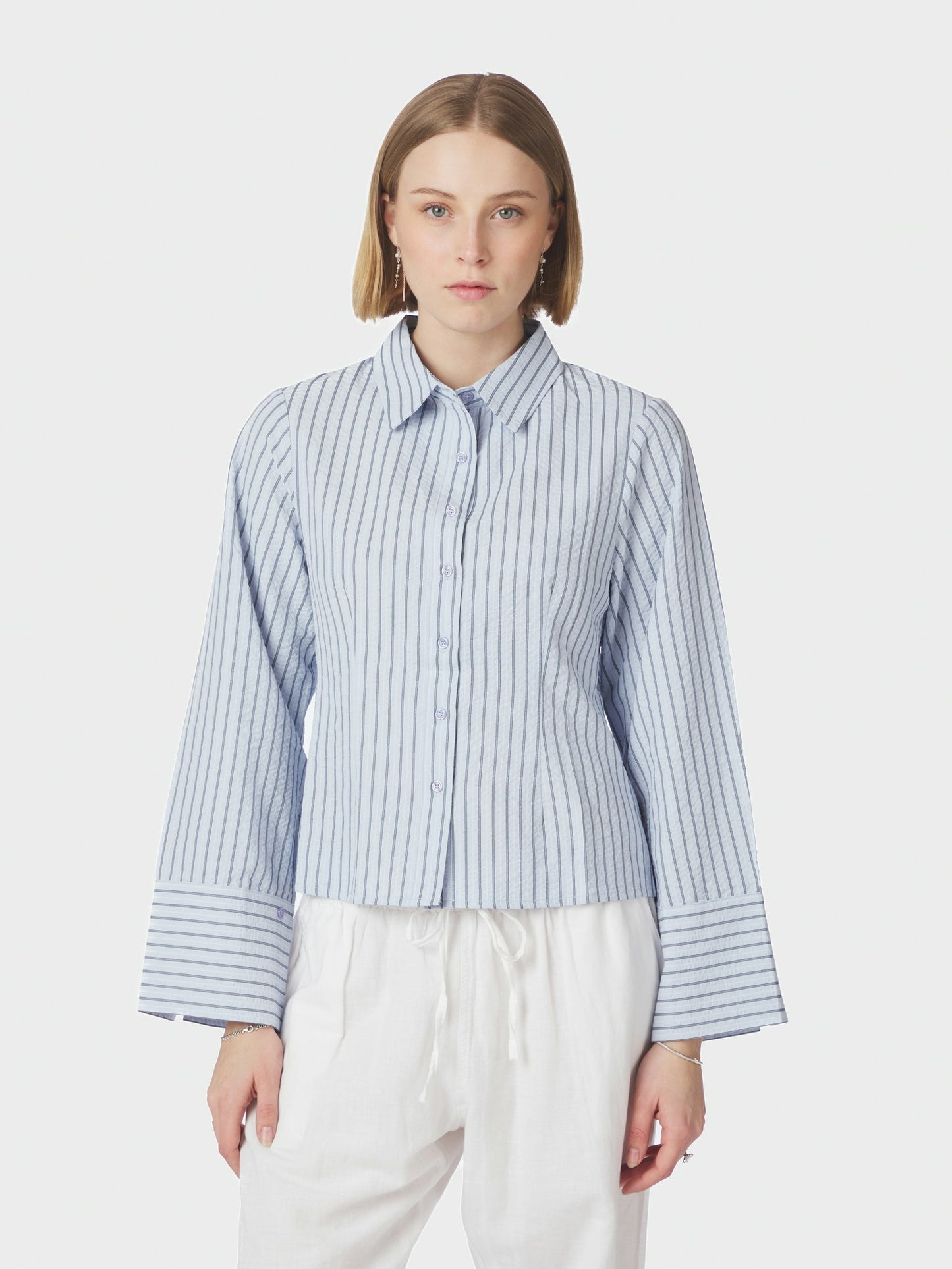 Neo Noir - Shirt - Blue - Rosa